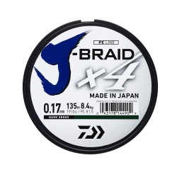 Pintas valas DAIWA J-BRAID X4